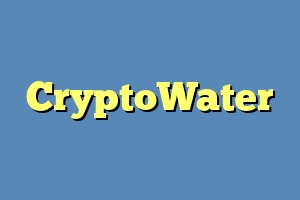 CryptoWater